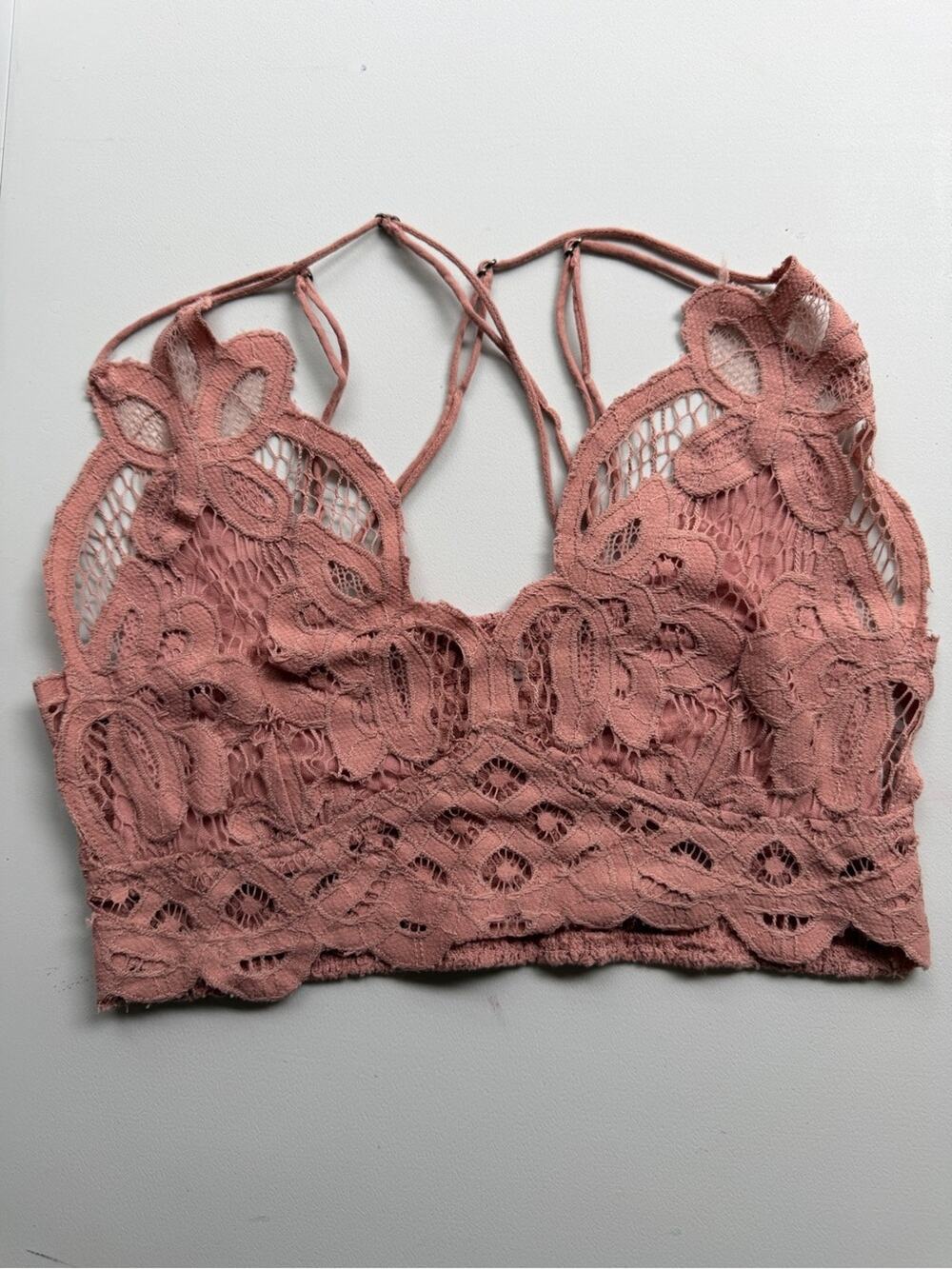 Free People Adella dusty Rose/pink bralette. XS